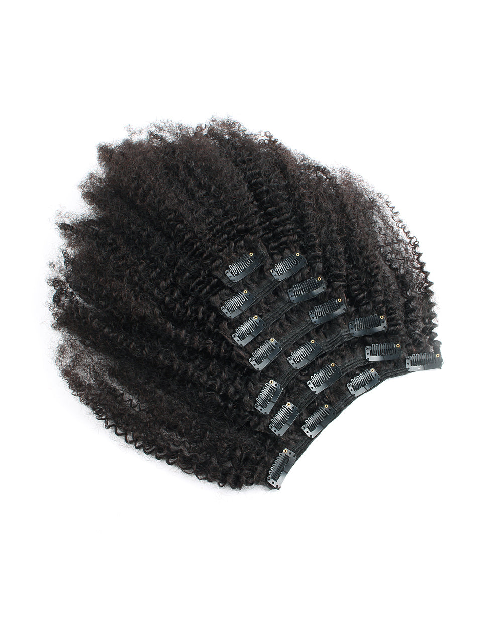 20 inch Afro Curly Clip In Human Hair Extensions for African American