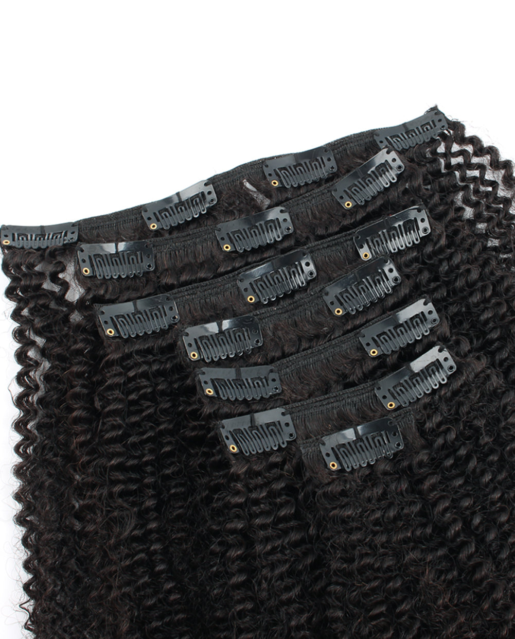 20 inch Afro Coily Clip In Human Hair Extensions for African American