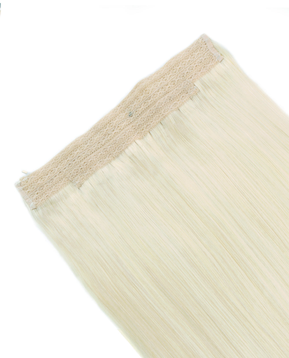 20 inch Halo Human Hair Extensions Ash Blonde