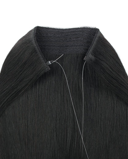 Halo Hair Extensions #1 Jet Black 90g-130g