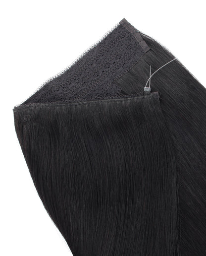 Halo Hair Extensions #1 Jet Black 90g-130g