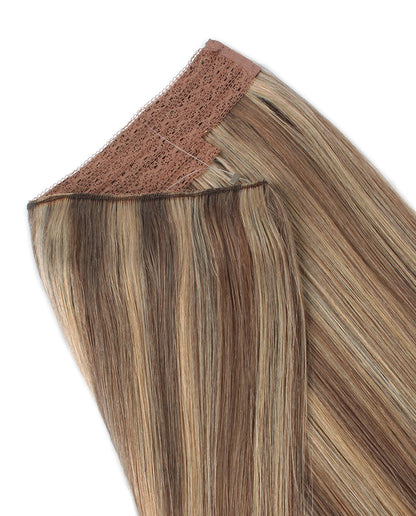 18 inch Highlights 6/12# Halo Hair Extensions