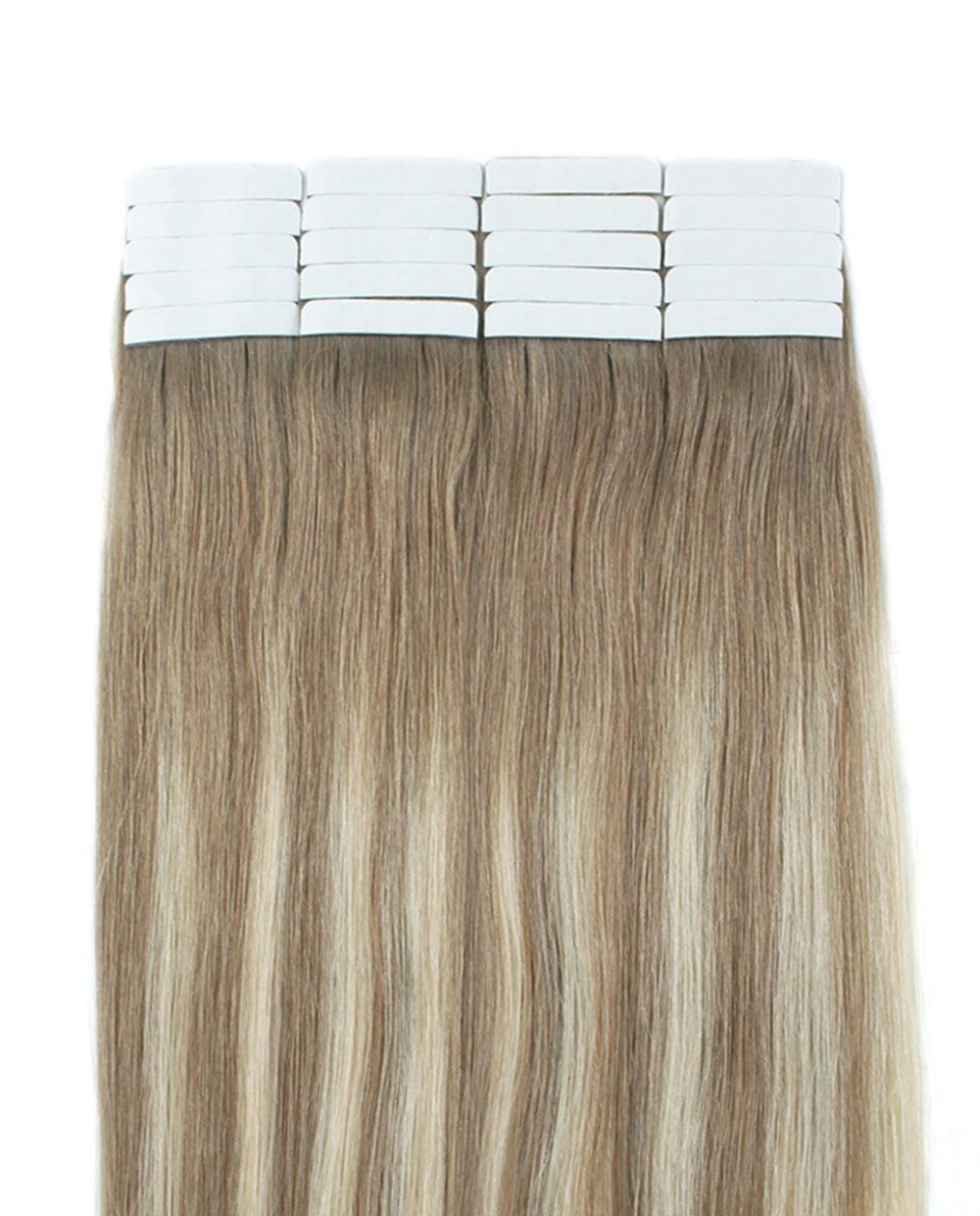 18 inch Tape In Hair Extensions Highlights 8/60# Real 100% Human Remy Hair