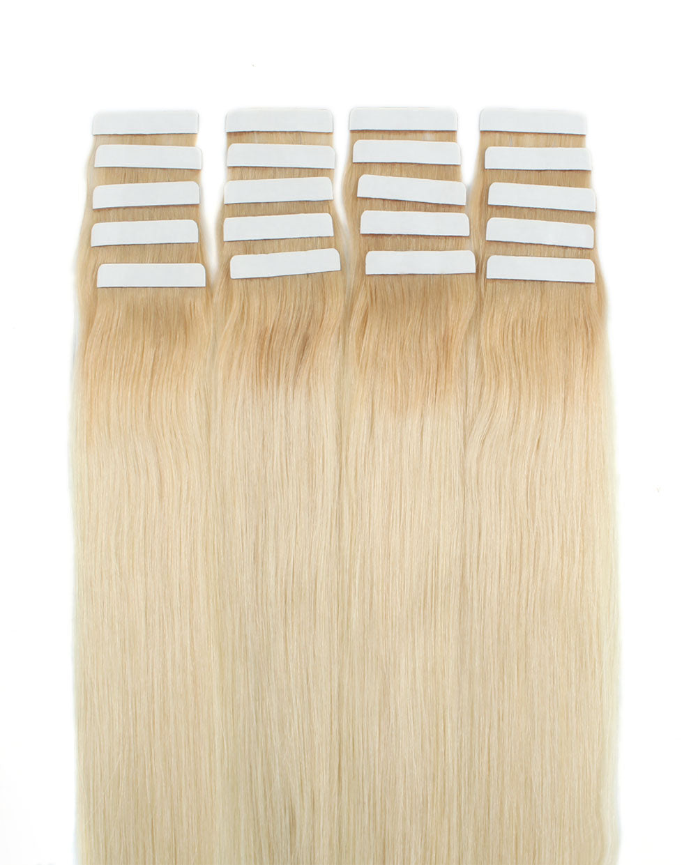 20inch Tape in Hair Extensions Real Human Hair Rooted 12/60#