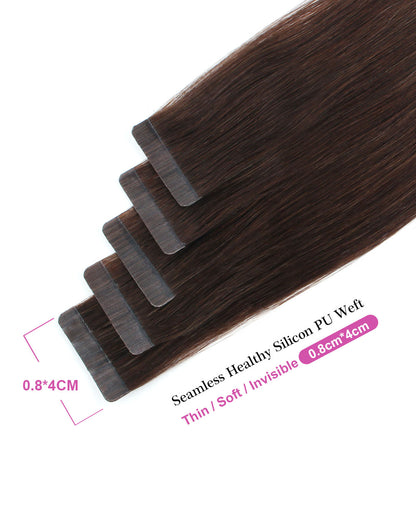 Tape In Extensions 3# Medium Dark Brown