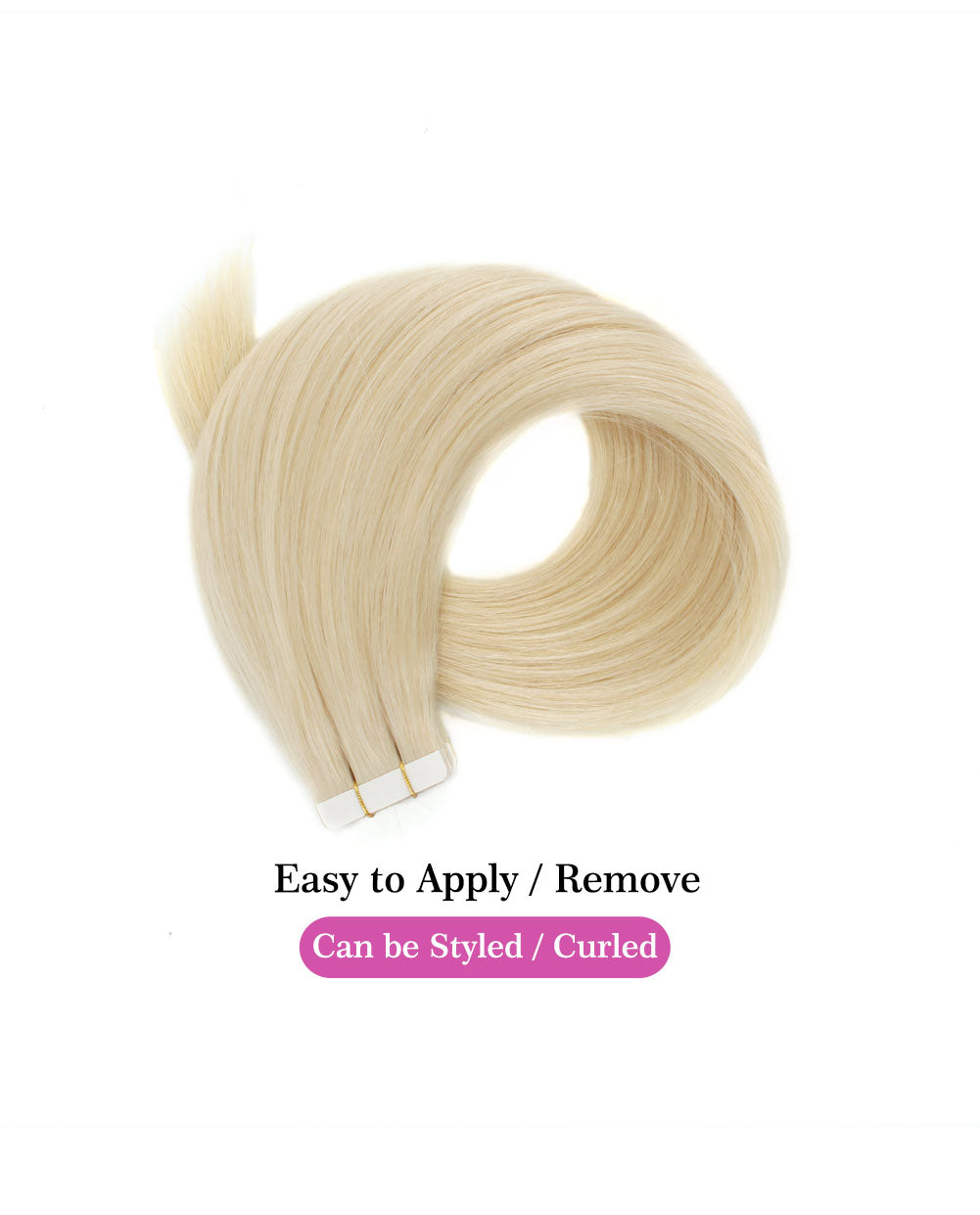 14 inch Tape In Hair Extensions Real 100% Human Remy Hair